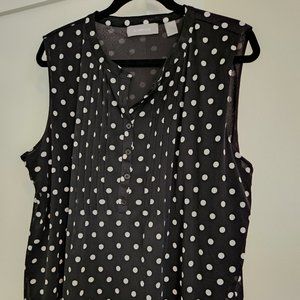 Liz Claiborne sleeveless blouse